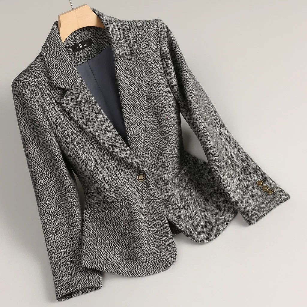 Clarissa™ | Blazer in tweed a spina di pesce