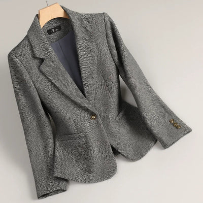 Clarissa™ | Blazer in tweed a spina di pesce